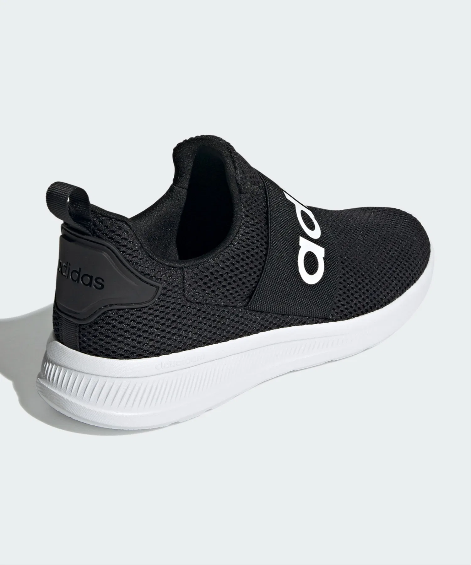 Унисекс кроссовки Lite Racer Adapt 4.0 adidas чёрные с белым — фото 4