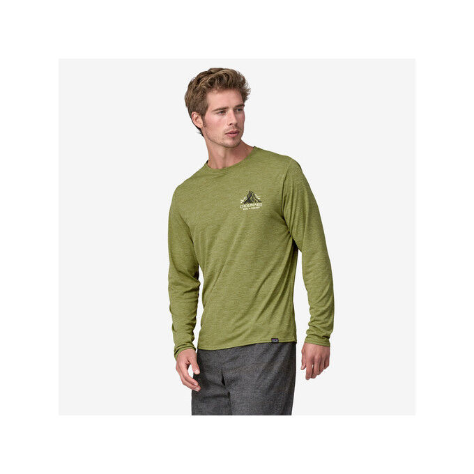 

Футболка Patagonia M'S L/S CAP COOL DAILY GRAPHIC SHIRT - LANDS