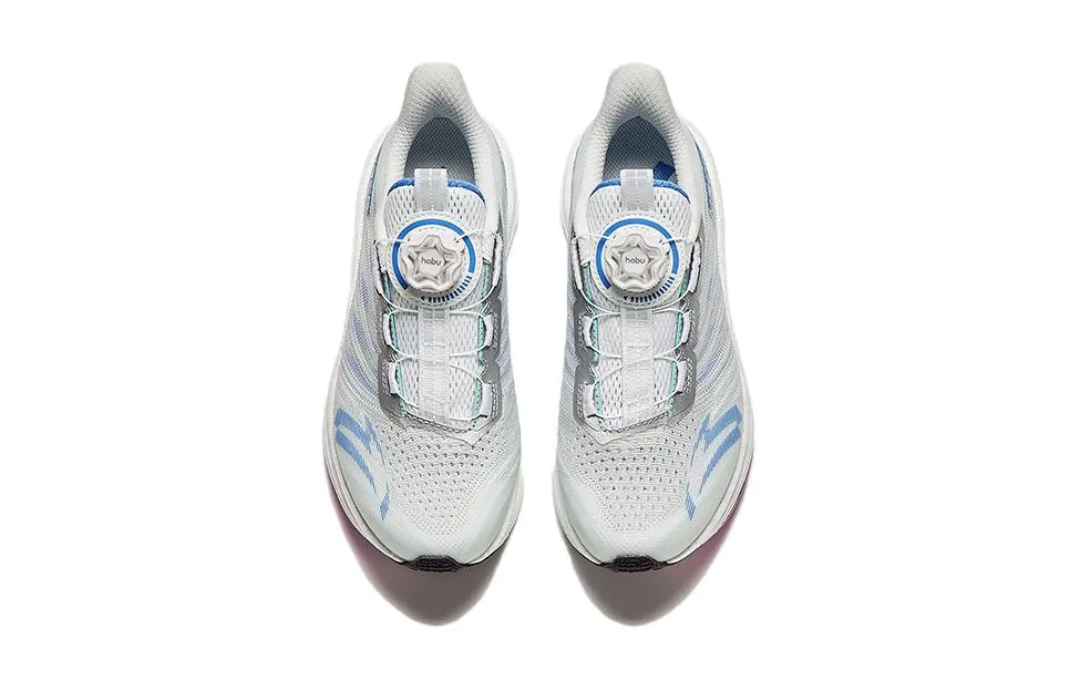 Antakids Mach 4.0 Slip Resistant Abrasion Resistant низкие детские кроссовки для бега White Blue — фото 4