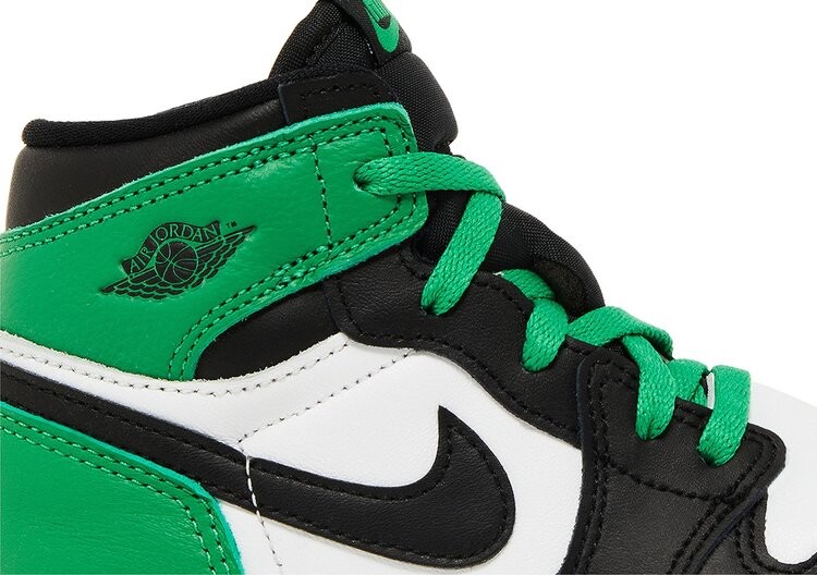 Кроссовки Air Jordan 1 Retro High OG TD 'Lucky Green', зеленый — фото 2