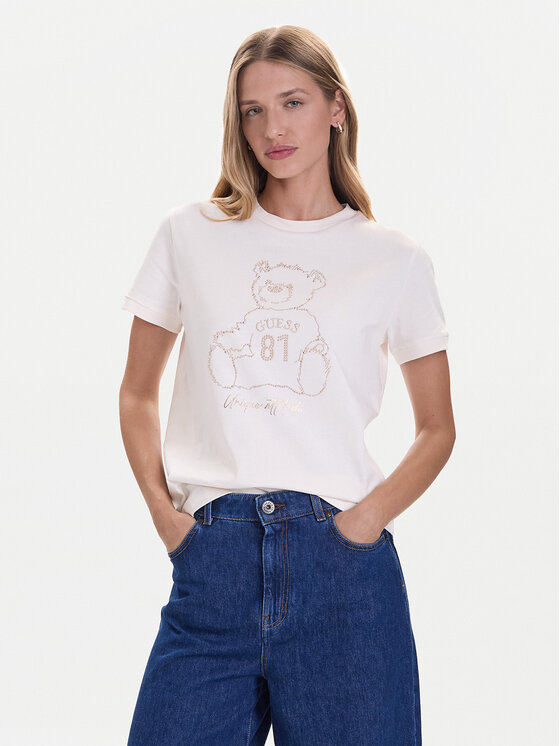 

Футболка regular fit V5BI16 K8FQ4 Guess, белый