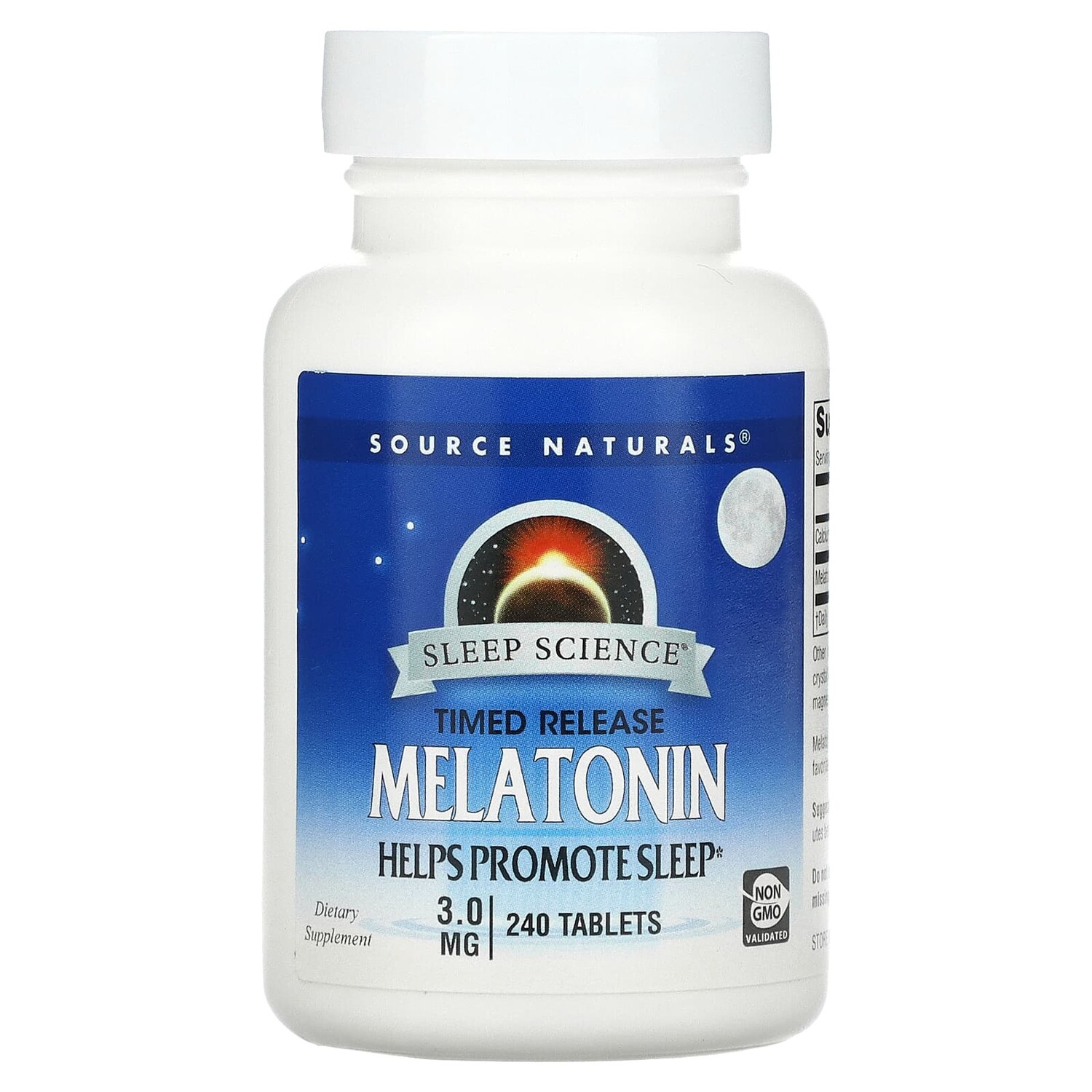 

Source Naturals Мелатонин Таблетки с замедленным высвобождением 3 мг 240 таблеток