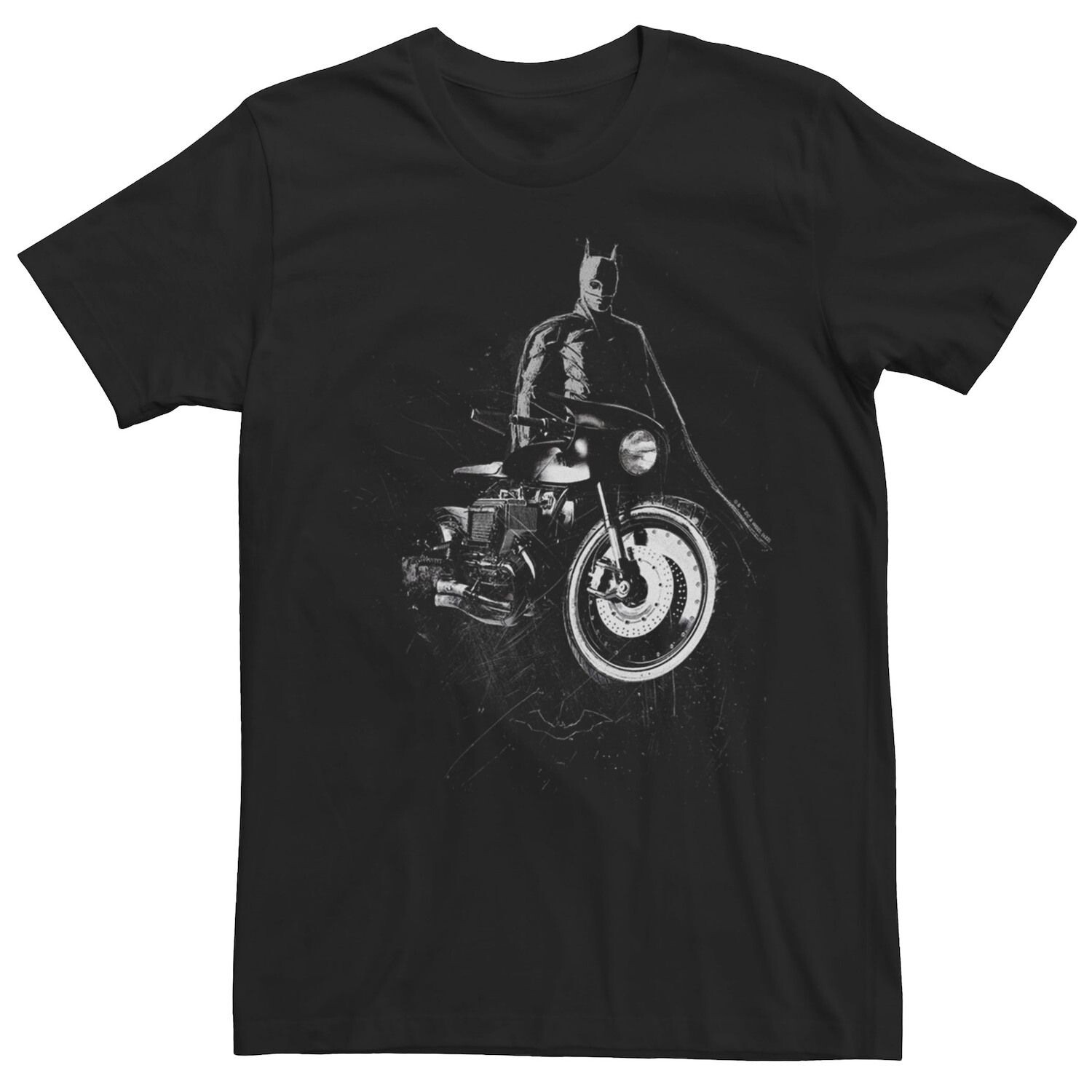 

Мужская футболка DC Comics The Batman Bat and Batcycle Portrait Licensed Character