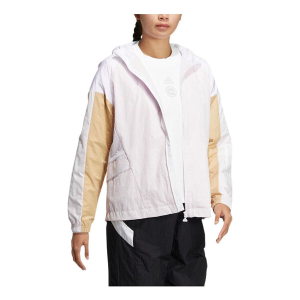 Куртка с капюшоном Куртка азиатские размеры Adidas, белый — фото 3