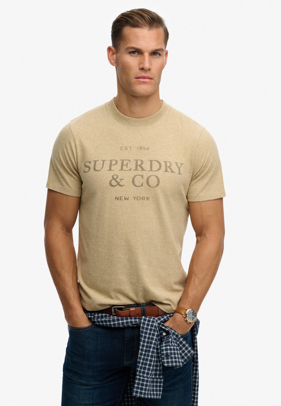

Футболка Superdry & Co COMPANY , Pumice Stone Beige Marl/Light Grey, Серый, Футболка Superdry & Co COMPANY , Pumice Stone Beige Marl/Light Grey