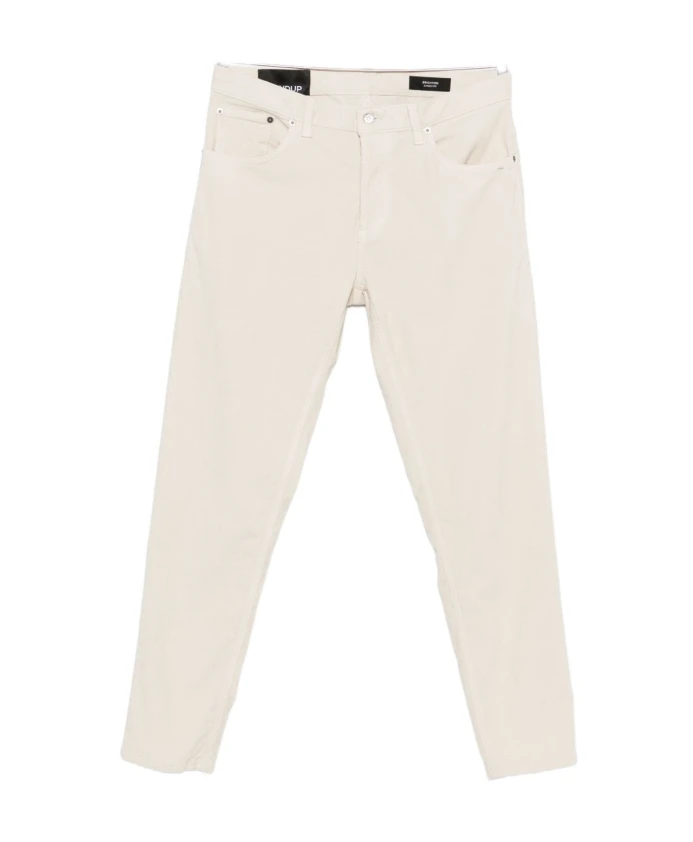 

Джинсы цвета слоновой кости для стильных повседневных выходов. Dondup, бежевый