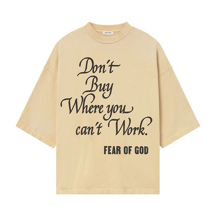 

Футболка Fear of God Freedom Now Tee, Dune