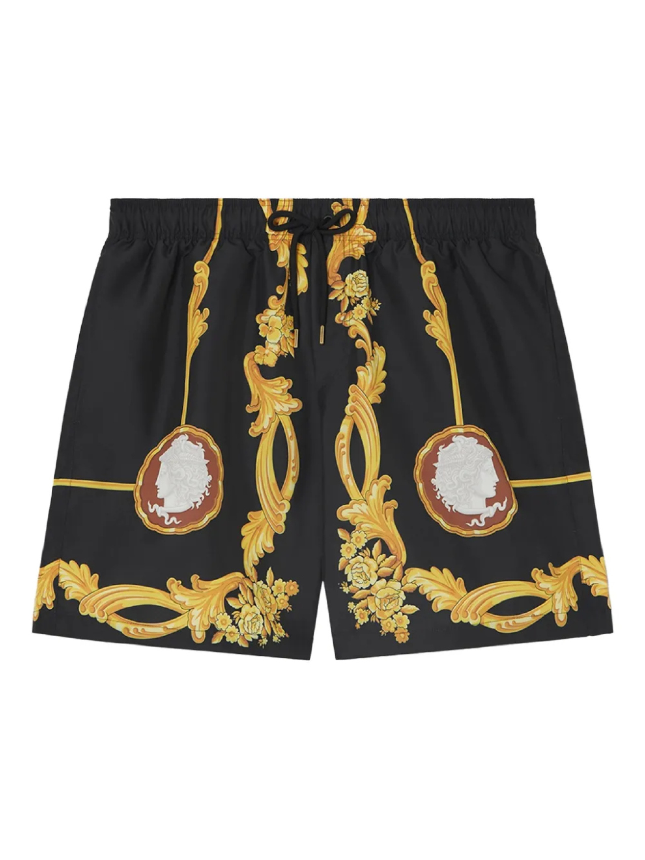

Плавки-шорты с принтом Barocco Versace, черный