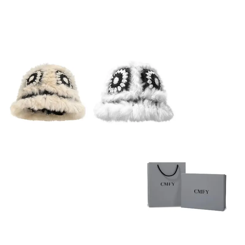 

CMFY Женская шапка бини, Black+White