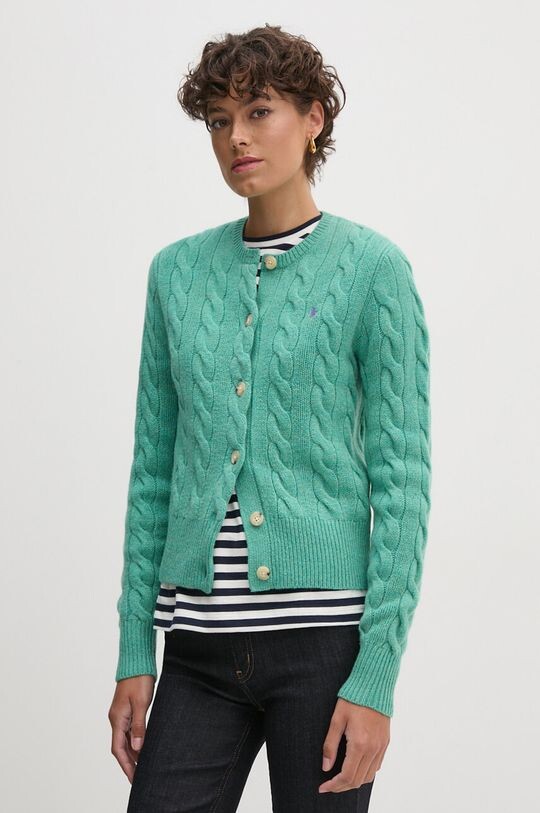 

Шерстяной кардиган Polo Ralph Lauren, зеленый