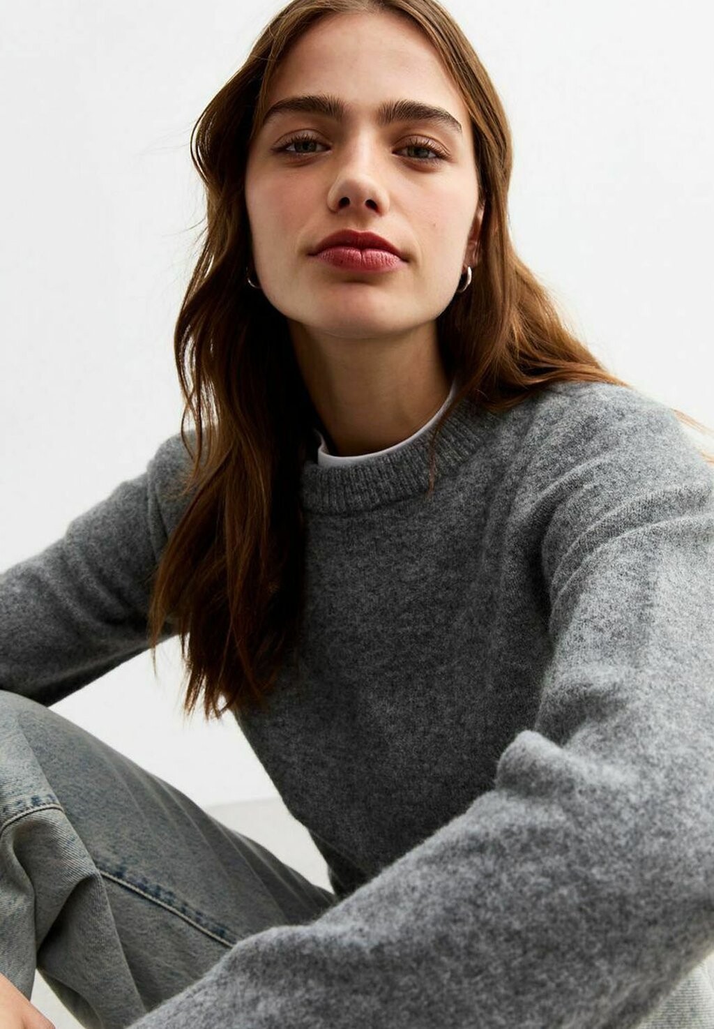 

Джемпер CREW NECK New Look, серый