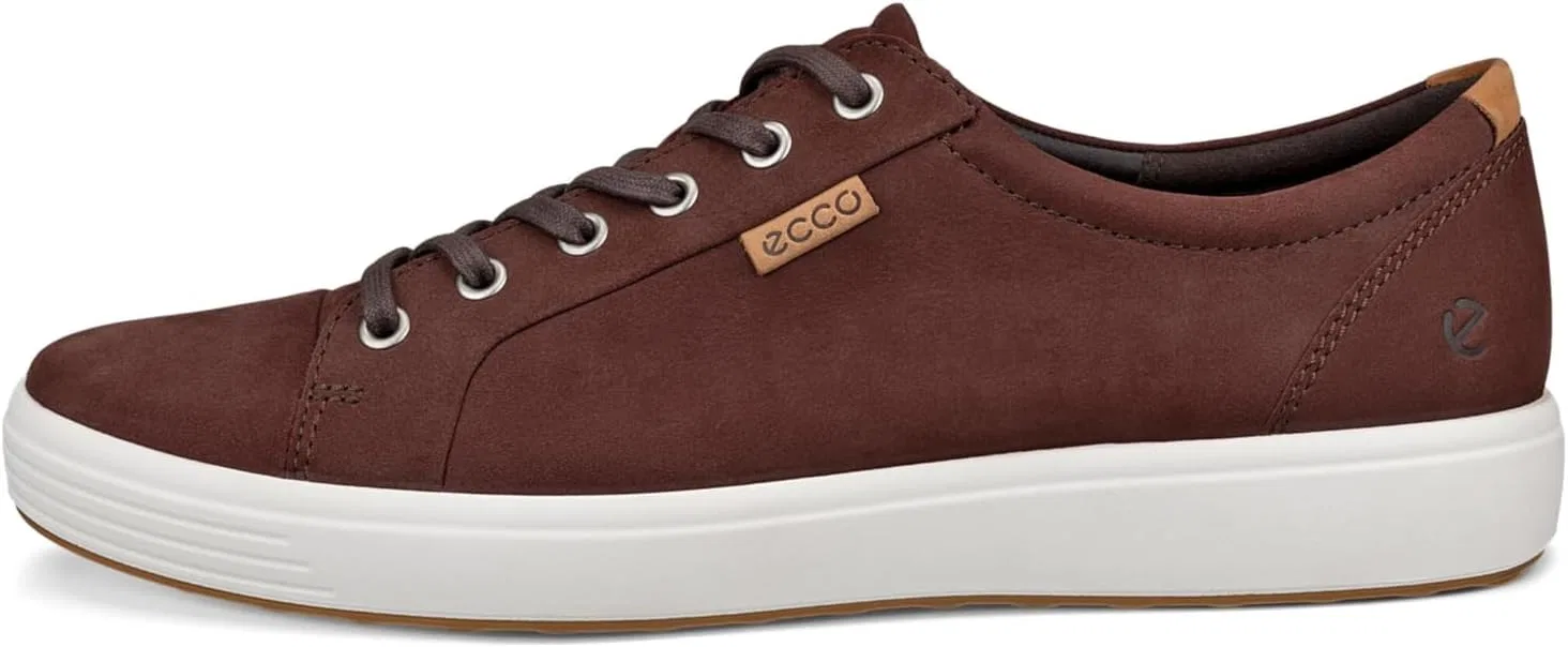 Мужские низкие кроссовки ECCO Soft 7, Chocolat — фото 4
