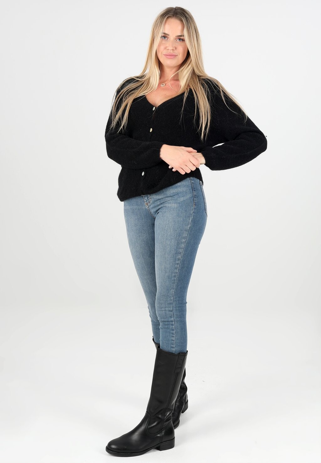 

Кардиган LUXURIÖSER YC Fashion & Style, черный