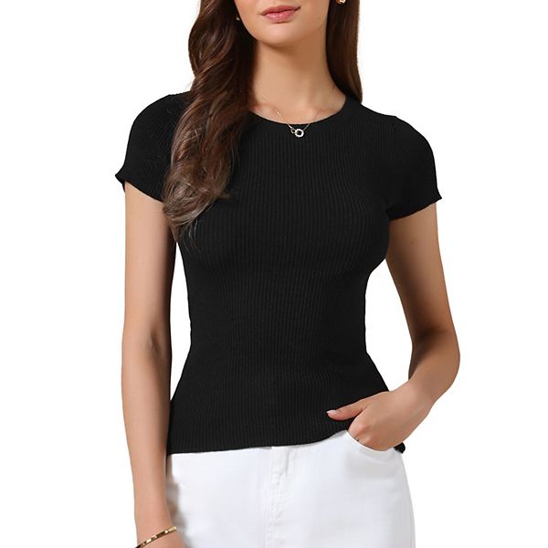 

Повседневная футболка с коротким рукавом для офиса Inspire Chic, Black, Черный, Повседневная футболка с коротким рукавом для офиса Inspire Chic, Black