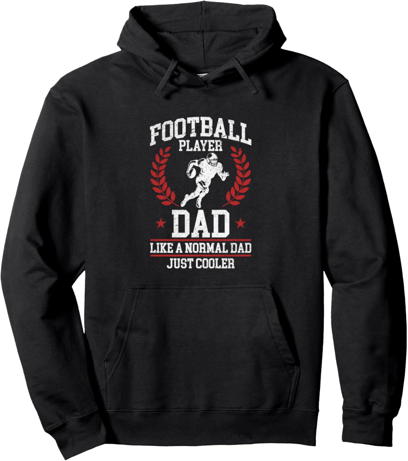 

Обычный папаша, просто сумка-холодильник и толстовка Daddy Football Player American Football Player, черный