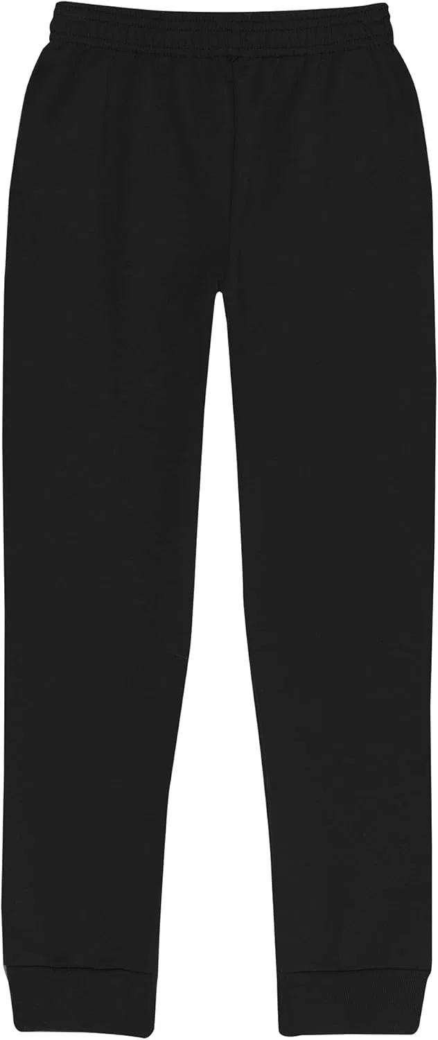 Спортивные брюки Hanes Boys EcoSmart из флиса, средней плотности, с карманами, для мальчиков, черный — фото 3