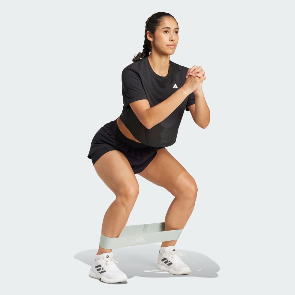 Спортивная футболка Adidas Train Essentials Boxy Workout Tee, черный — фото 3