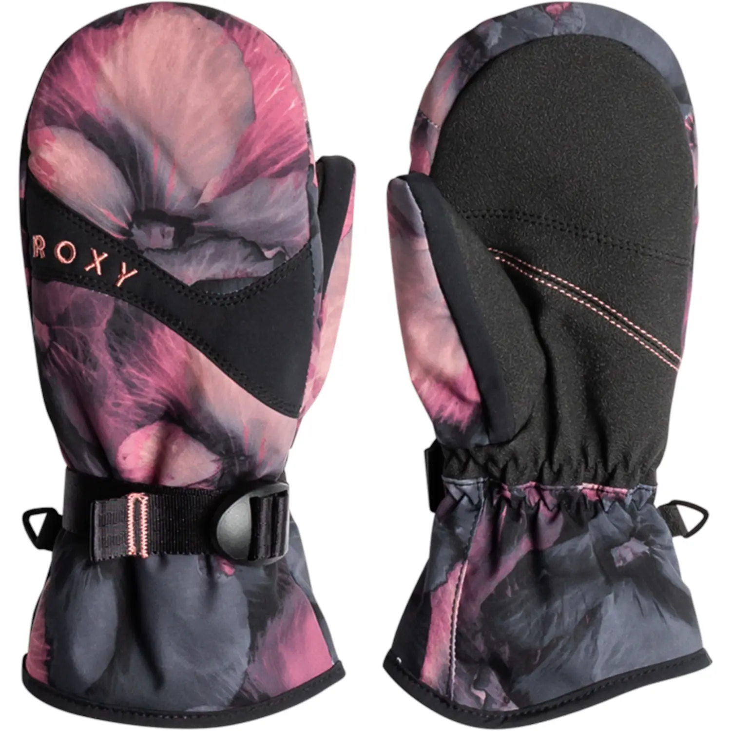 

Рукавицы Roxy Jetty, цвет True Black Pansy Pansy