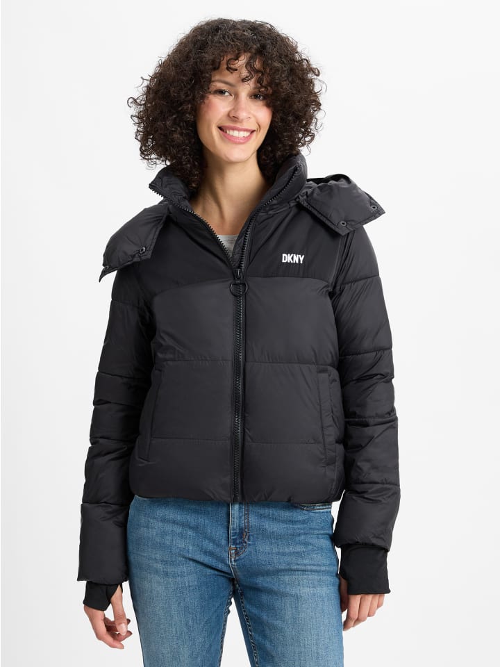 

Куртка DKNY Steppjacke, черный