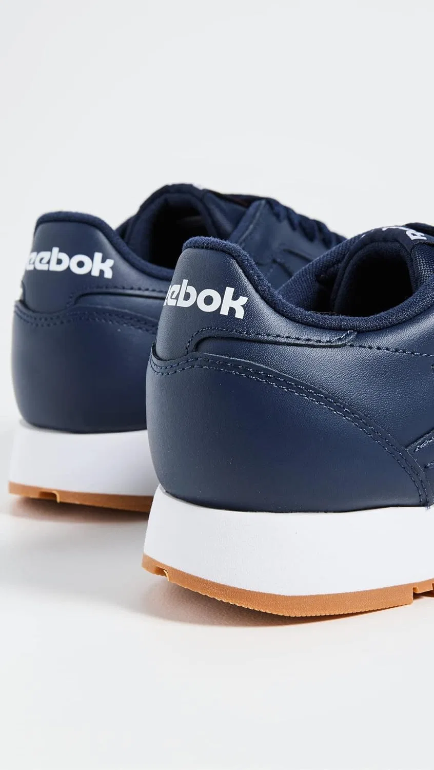 Классические кожаные кроссовки Reebok унисекс LegacySneaker, Vector Navy Ftwr White Reebok Rubber Gum 03 — фото 3
