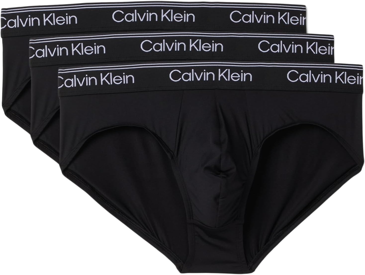 

Трусы Calvin Klein Underwear Micro Stretch 3-Pack Hip Brief, черный