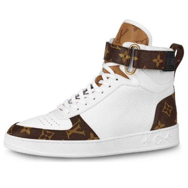 Кроссовки lv boombox high-top sneakers white Louis Vuitton, белый