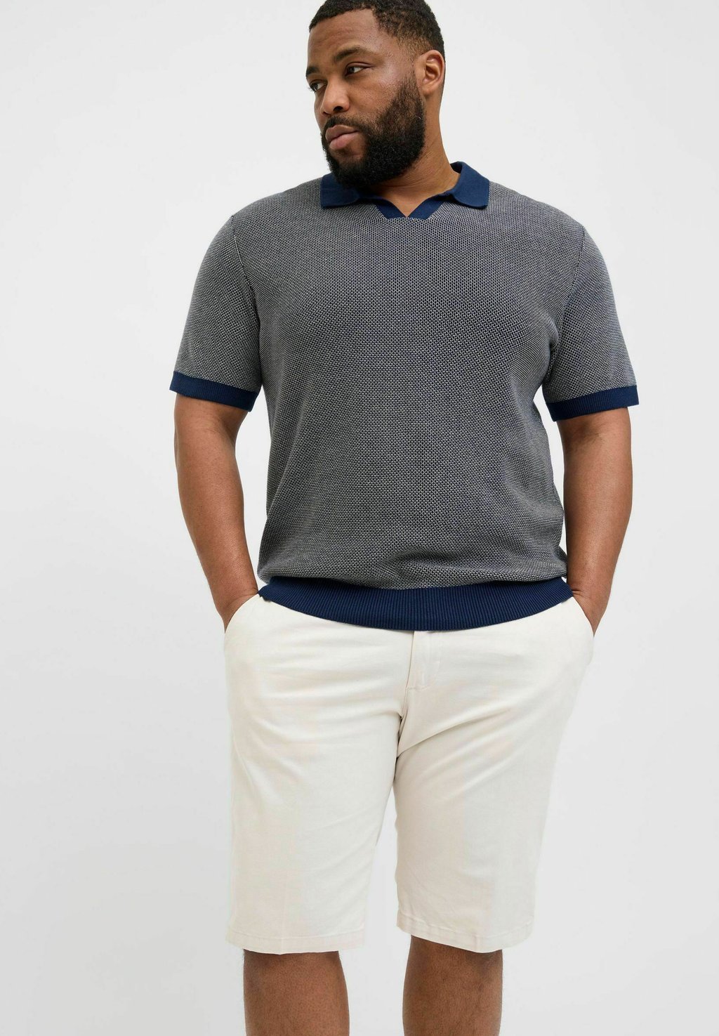 

Шорты PLUS SIZE Jack & Jones, кремовый