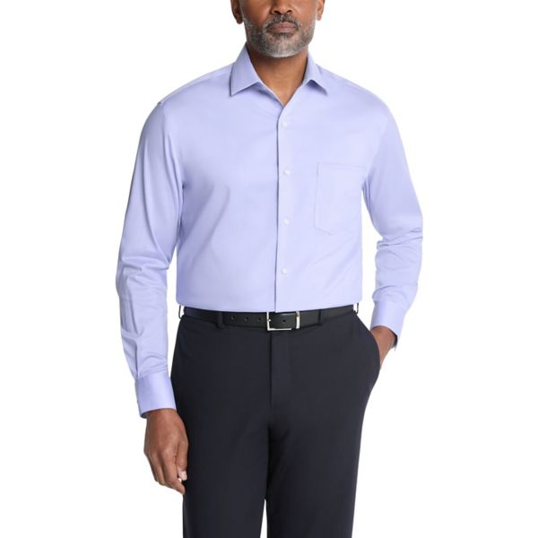

Мужская рубашка прямого кроя, ультрамнущаяся Van Heusen, цвет iris
