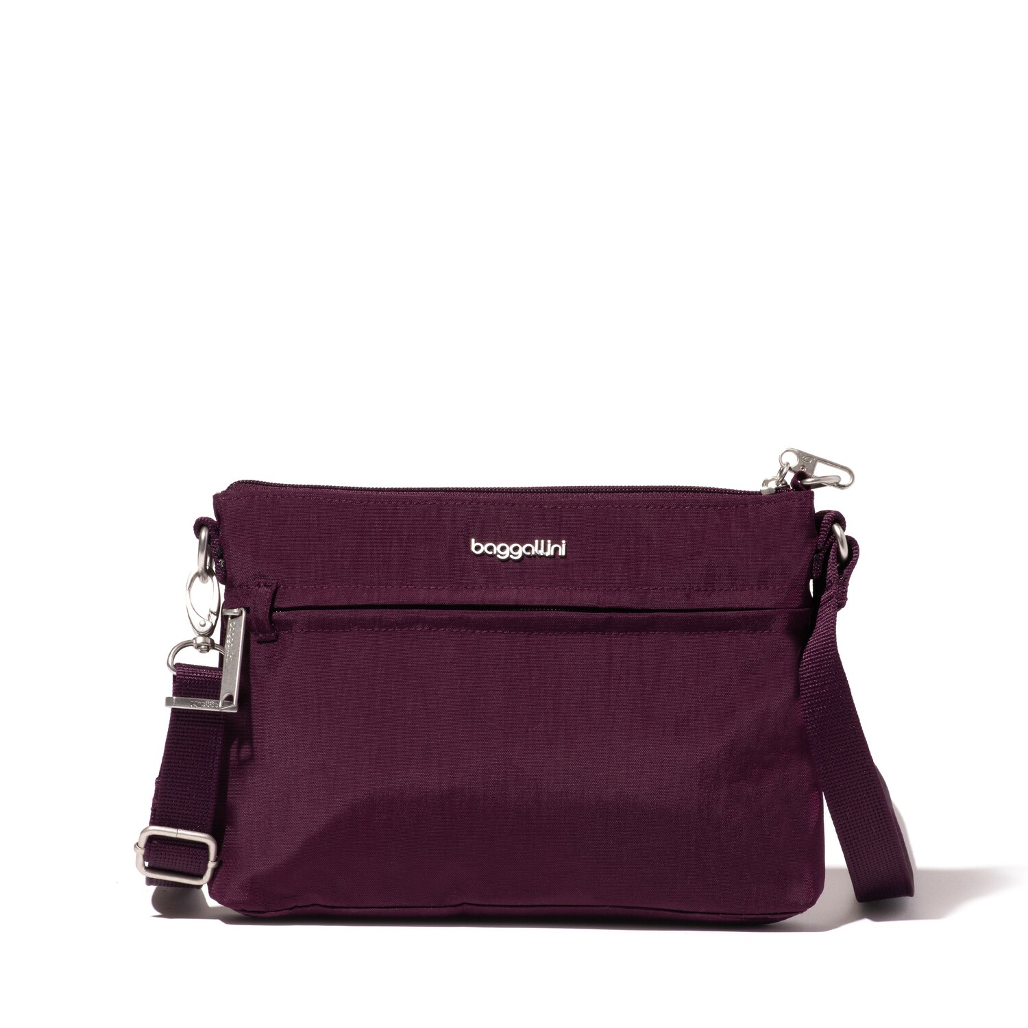 

Baggallini Женская противоугонная сумка через плечо Securtex Memento, цвет Mulberry