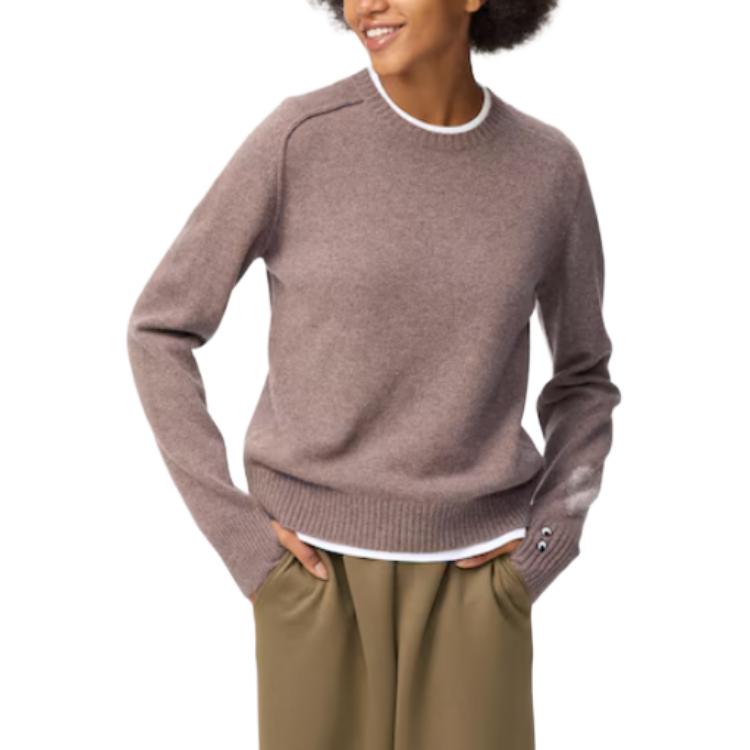 

UNIQLO Anya Hindmarch X Кашемировые свитера женские brown