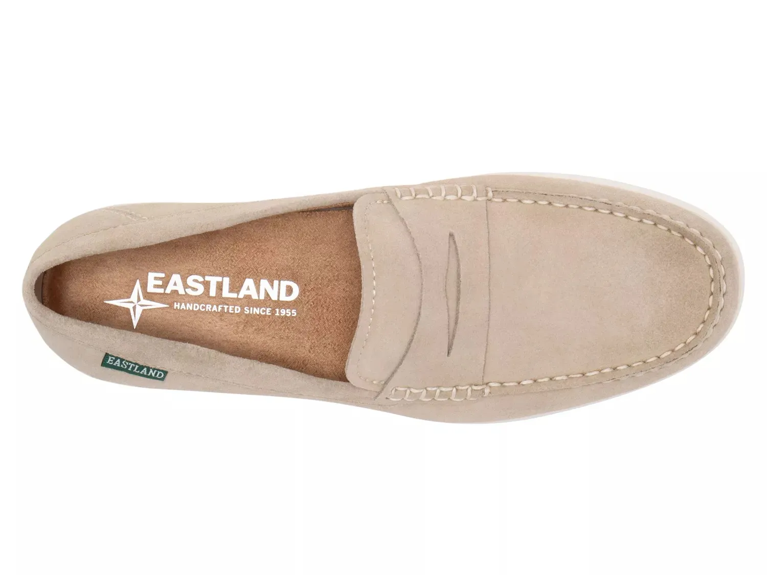 Пенни-лоферы Eastland Baldwin — мужские, песочного цвета, нубук — фото 4