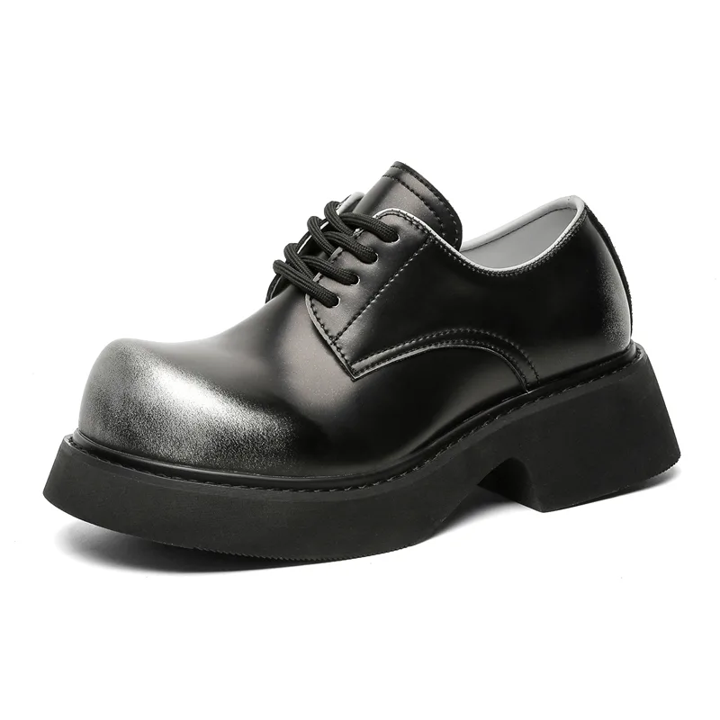 V ZERO FIVE Мужские повседневные туфли low top черный/коричневый/серебристый — фото 3