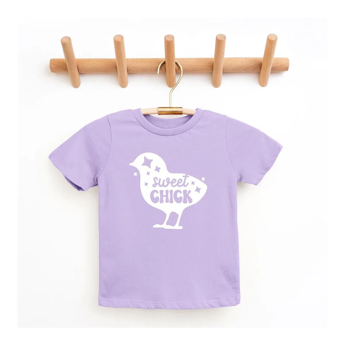 Детская футболка с принтом Sweet Chick Chick The Juniper Shop, Dark Lavender