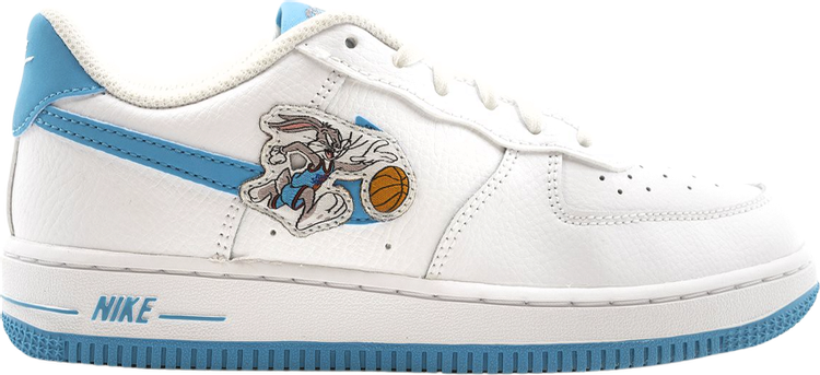 Кроссовки Nike Space Jam x Air Force 1 '06 PS 'Hare', белый - фото