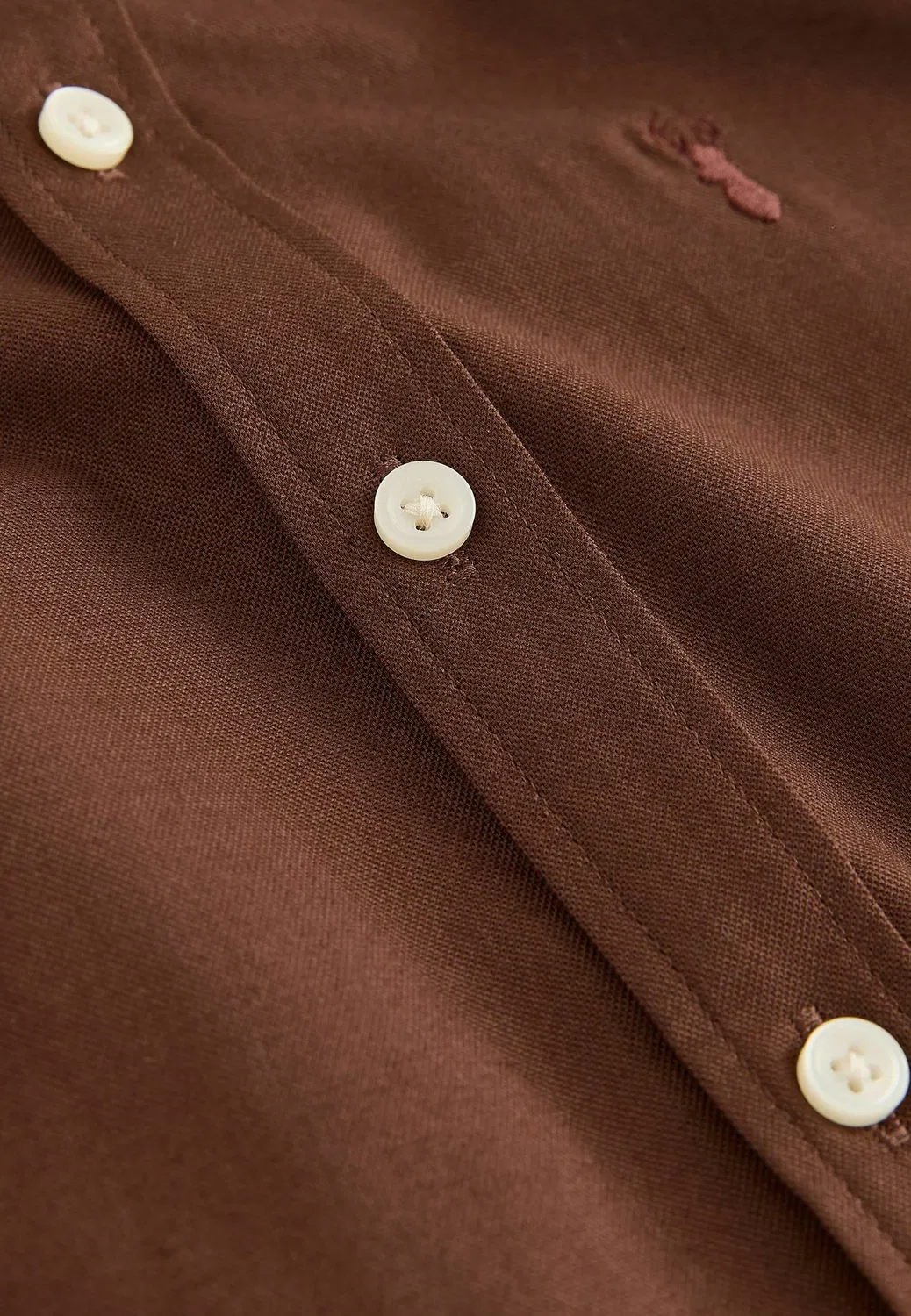 Оксфордская рубашка Next, Chocolate Brown — фото 2