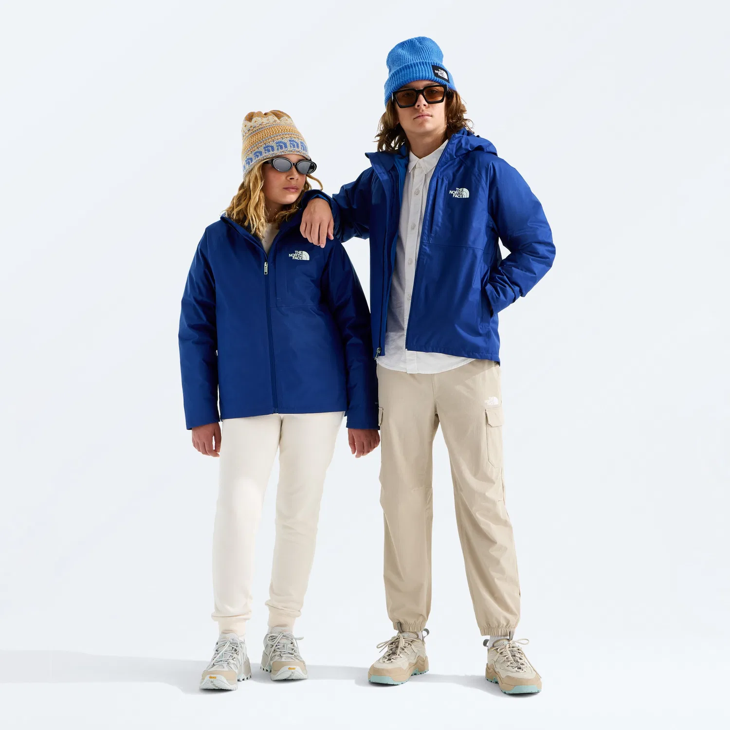 Детский утепленный комбинезон-куртка 4-в-1 с капюшоном Perrito The North Face, Bold Blue — фото 3