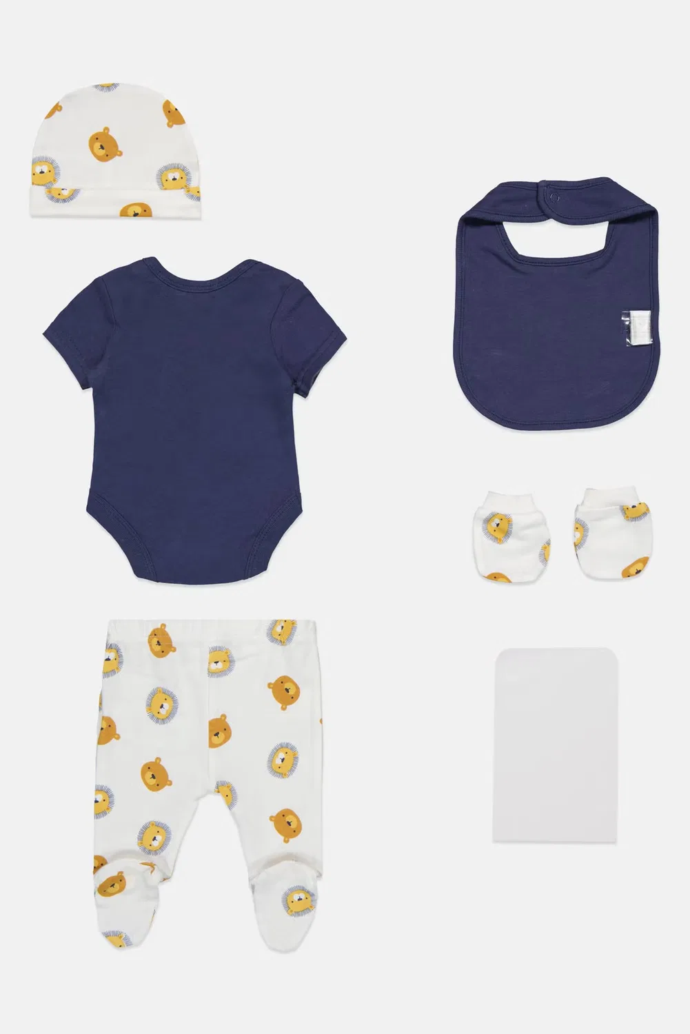 Комплект боди с принтом и слюнявчиков, 6 предметов, Rock-A-Bye Baby Boutique, разноцветный — фото 3