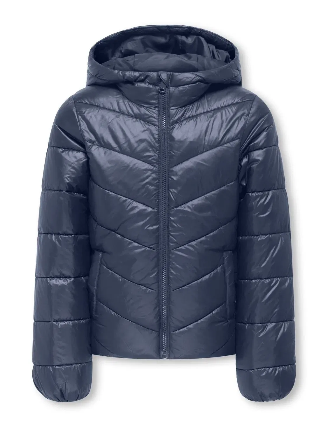 Легкая стеганая куртка с капюшоном KOGKAJSA LIGHT QUILT HOOD JKT Kids Only, синий