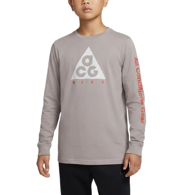 Детская футболка хлопковая Nike Crew Neck, White