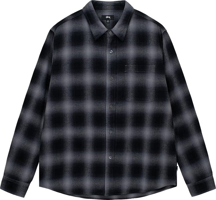 

Рубашка Stussy Pete Plaid Shirt 'Charcoal', разноцветный