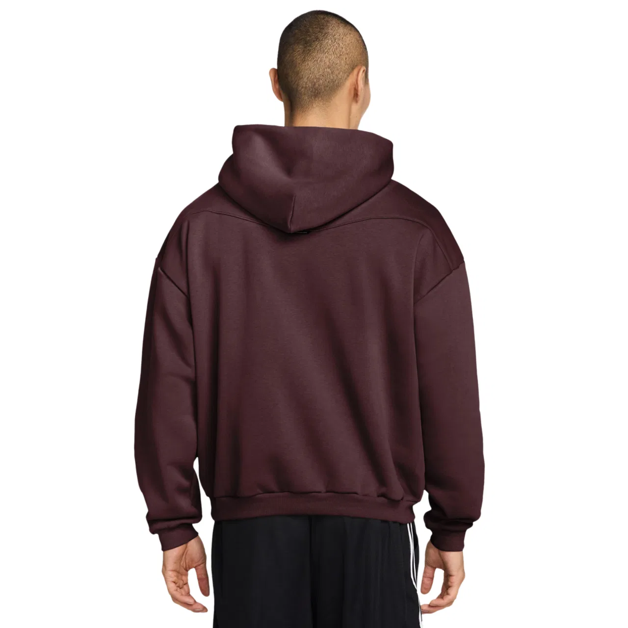 Мужская толстовка TF SI Brsh Pullover Nike, цвет White/Maroon — фото 2