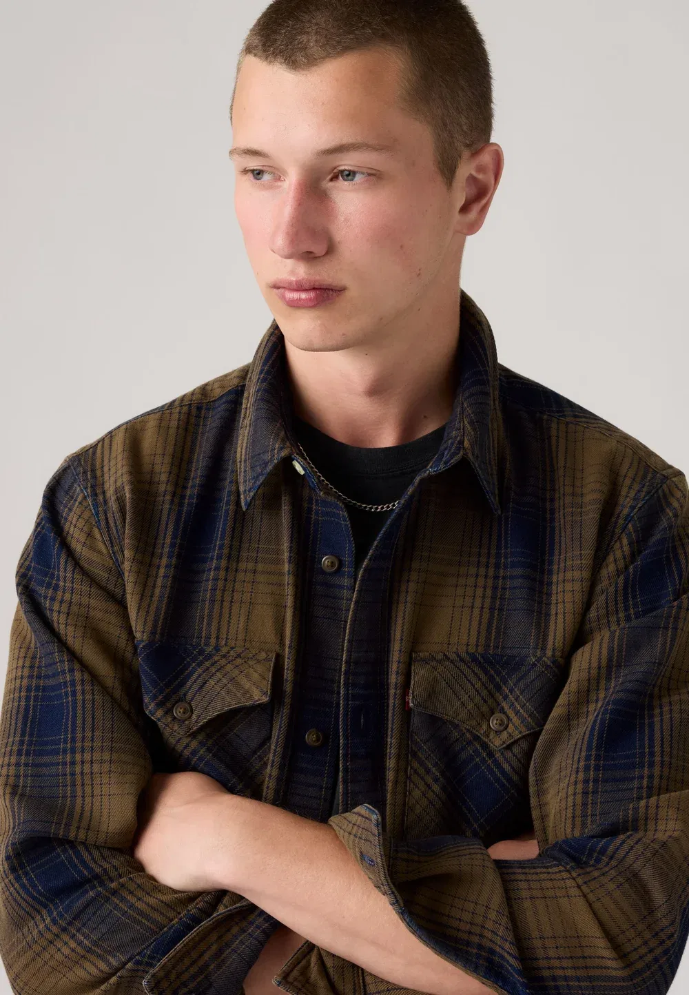 Свободная рубашка в западном стиле Levi'S, Toby Vintage Indigo — фото 4
