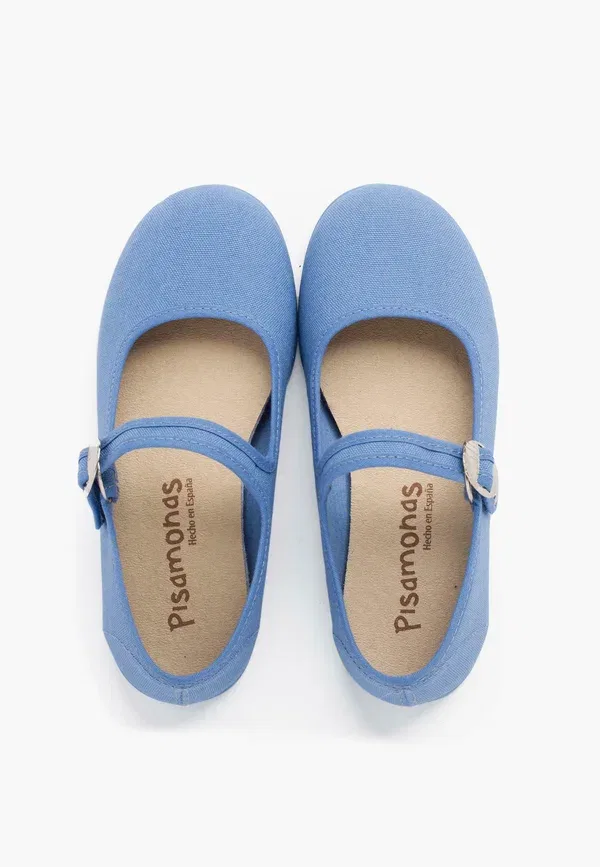 Ботинки текстильные Baby shoes Pisamonas, Azul Azafata, голубой — фото 3