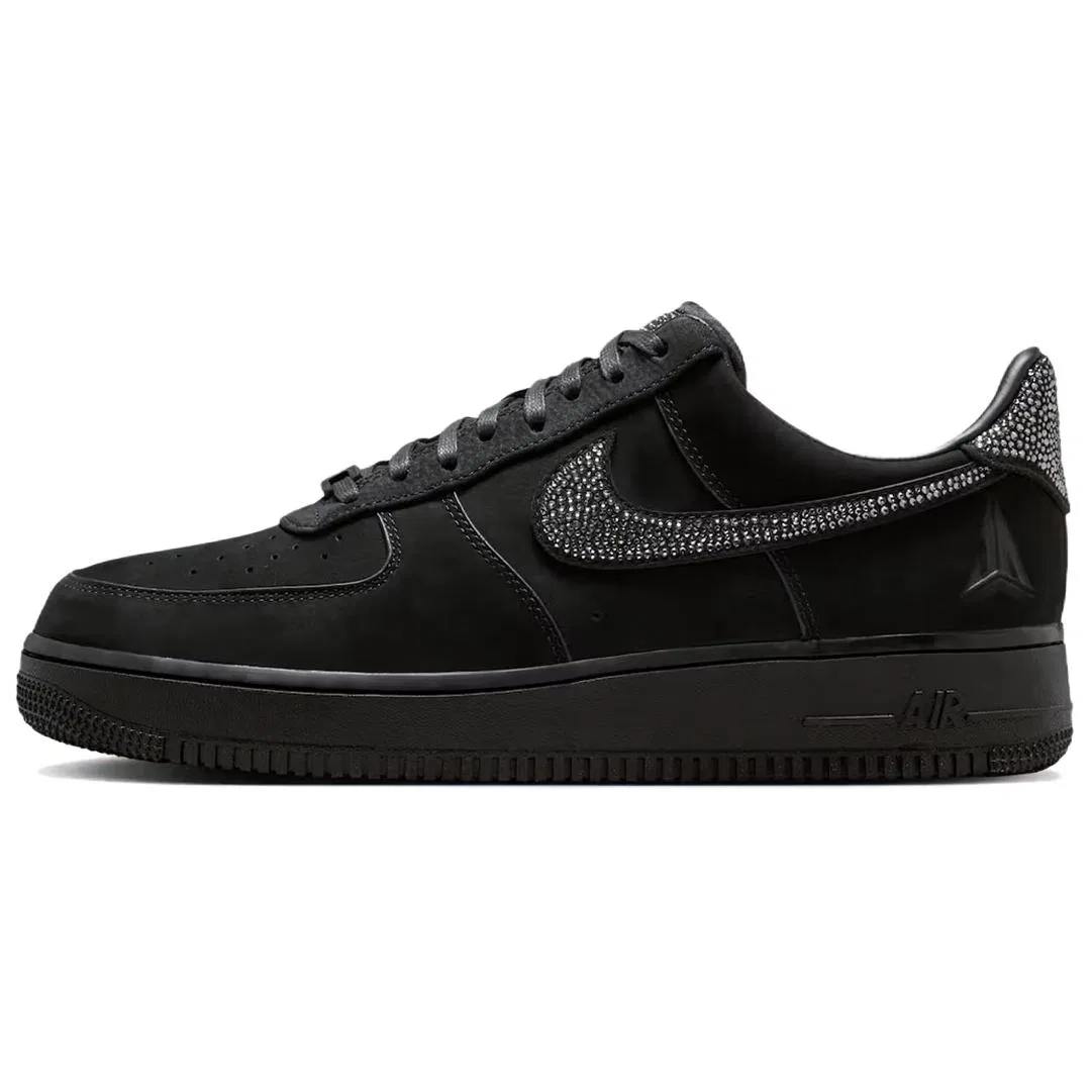 Детские кроссовки для скейтбординга Nike x Ja Morant X Swarovski Air Force 1 Low Top, Black