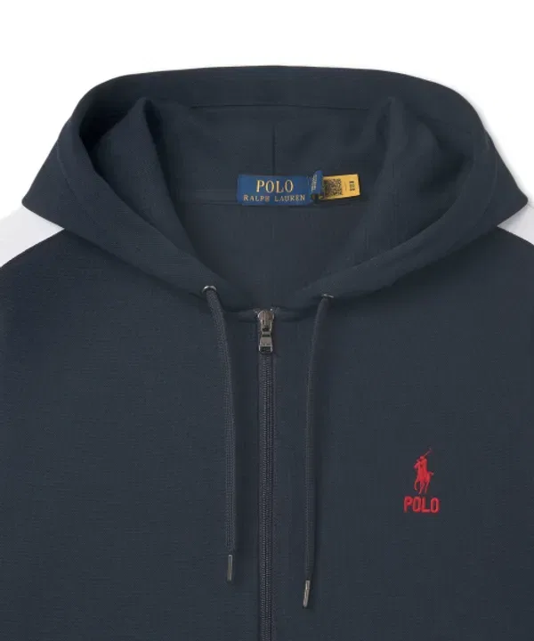 Худи оверсайз модель Polo Ralph Lauren, Navy — фото 3