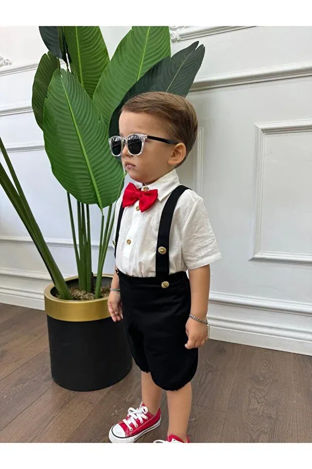Детский комбинезон для мальчиков с коротким рукавом Ares Kids Fashion, White — фото 2