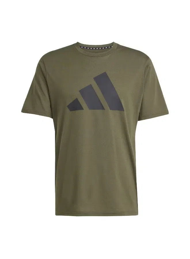 Футболка тренировочная с принтом Tr-Es fr logo Adidas, черный — фото 2