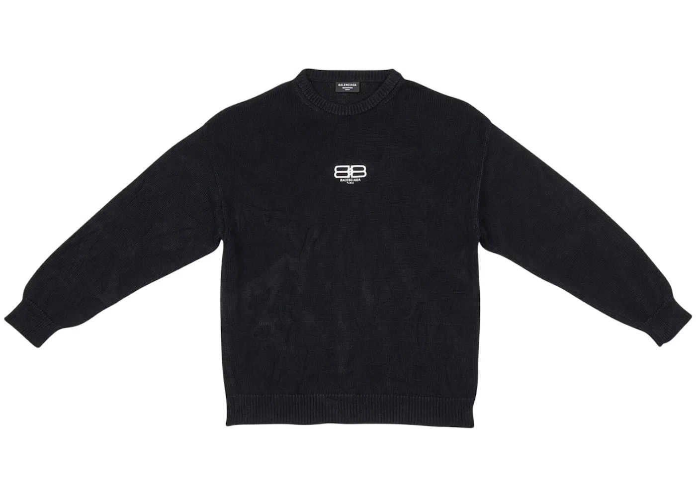 Мужской свитер BB Paris Icon Large Fit Balenciaga, Black/White