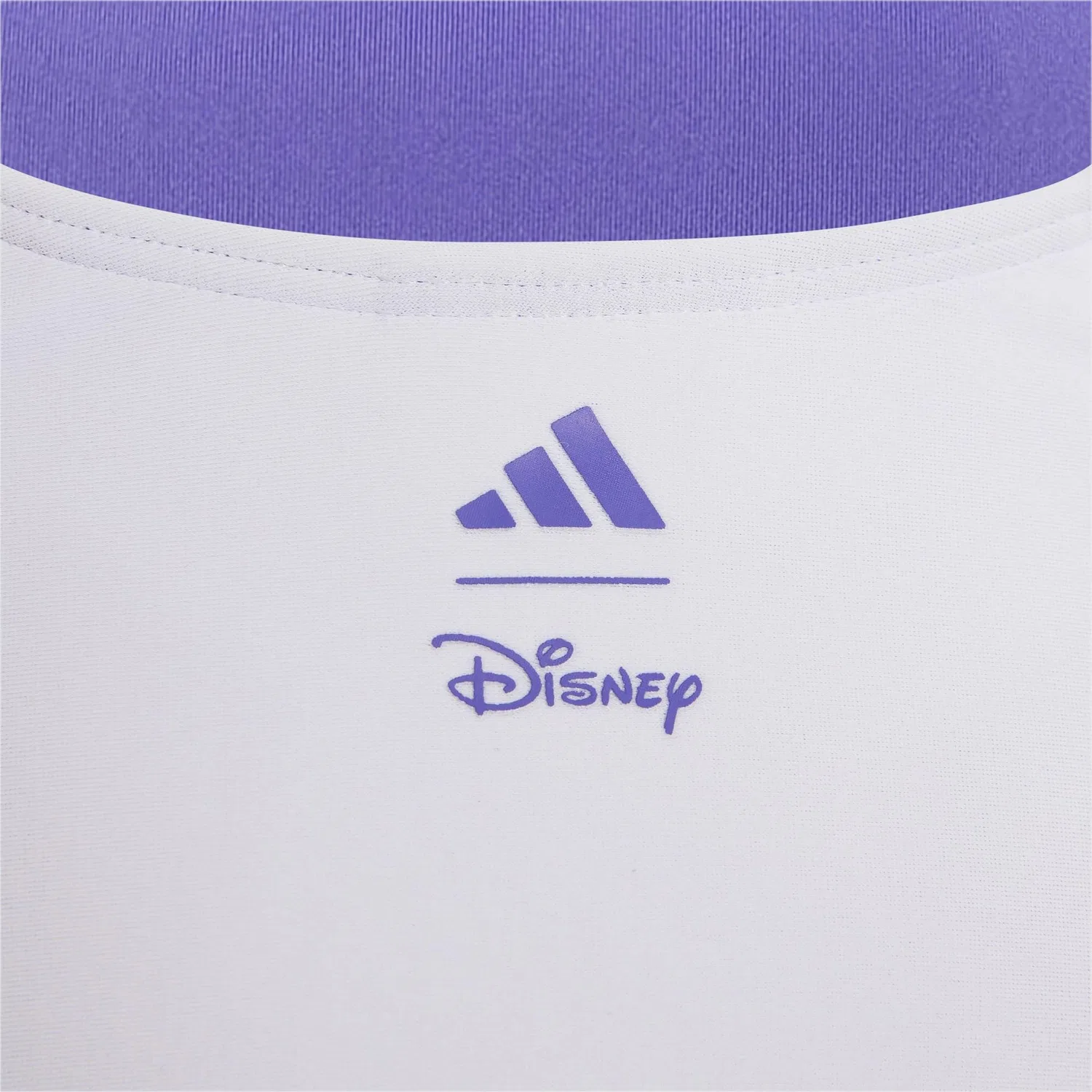 Детский слитный купальник с рюшами Adidas Disney, Violett — фото 2
