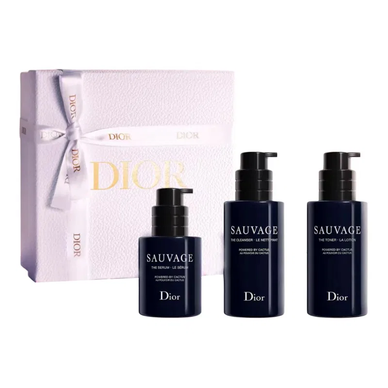 Мужской набор средств по уходу за кожей Wild Challenge DIOR, Black